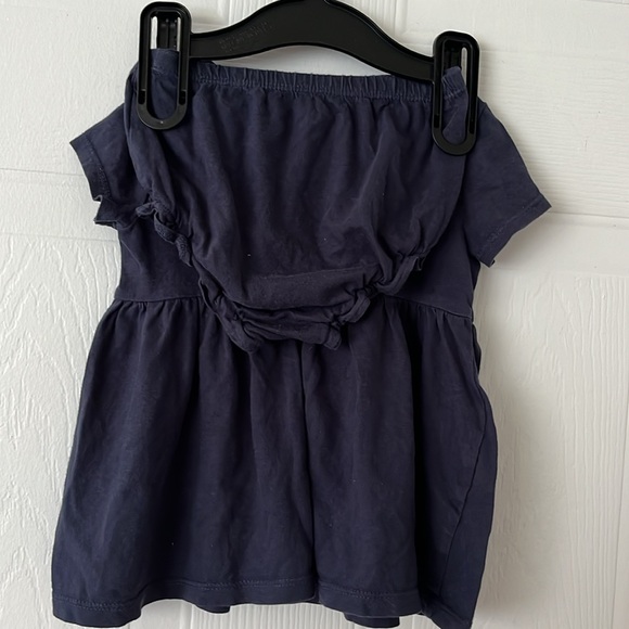 TOMMY HILFIGER DRESS BABY ESSENTIAL BLUE FOR GIRLS - Picture 2 of 3